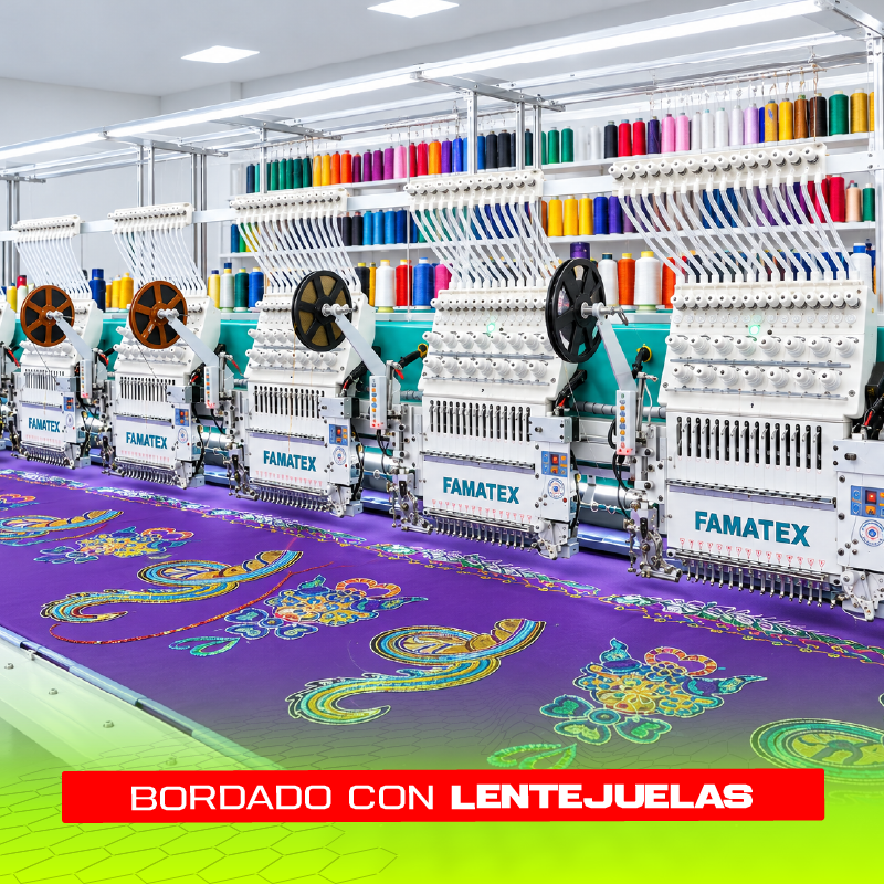 Bordado con lentejuelas